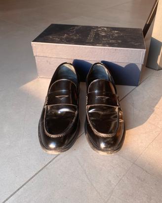 Mocassino “Barbuti” 41EU Vera Pelle - Nero Lucido