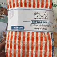 set 6 strofinacci in spugna 