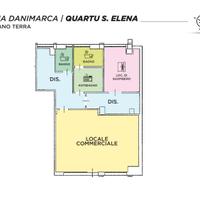 Locale commerciale 100 mq con 2 vetrine