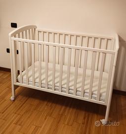 Lettino bambini Giordani in legno bianco