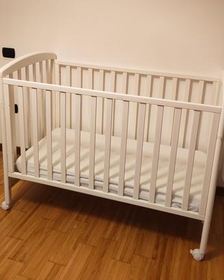 Lettino bambini Giordani in legno bianco