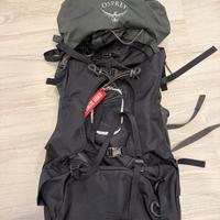 Osprey Aether 65L con copertura pioggia