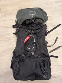 Osprey Aether 65L con copertura pioggia