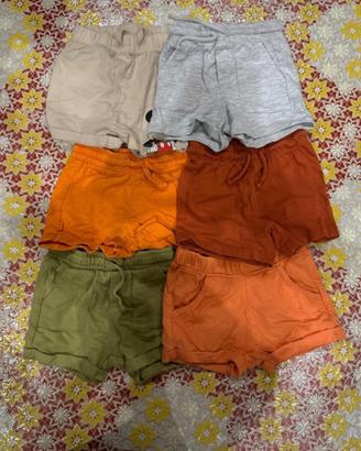 Set di pantaloncini da neonato 9-12 mesi