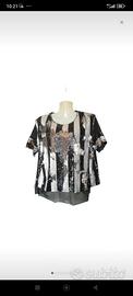 Blusa paillettes gruppo Max Mara
Tg S, nera. Nera 