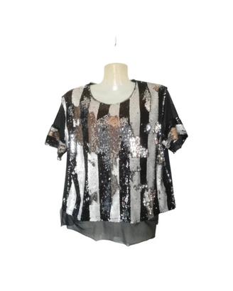 Blusa paillettes gruppo Max Mara
Tg S, nera. Nera 
