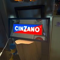 Specchio Luminoso pubblicitario - Cinzano vintage