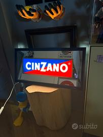 Specchio Luminoso pubblicitario - Cinzano vintage