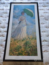 Stampa quadro “Donna con ombrellino” 