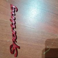 Fregio logo Sporting fiat originale