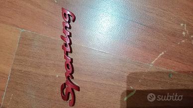 Fregio logo Sporting fiat originale