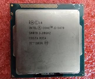 Intel core i5-3470 22nm 4c/4t