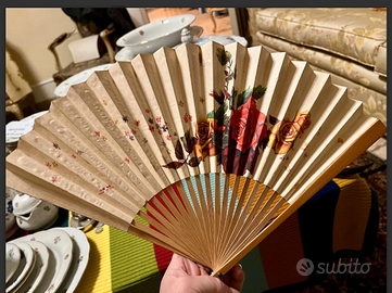 PREGIATOventaglioCINESEanticoPRIMI900daCOLLEZIONE