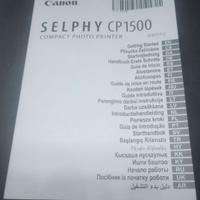 Canon manuale multilingue stampante Senphy cp 1500