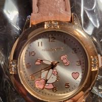 Orologio Hello Kitty oro e rosa