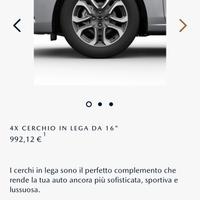 Cerchi Mazda originali 5.5 x 16”