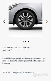 Cerchi Mazda originali 5.5 x 16”