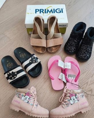 Lotto calzature bambina numero 28