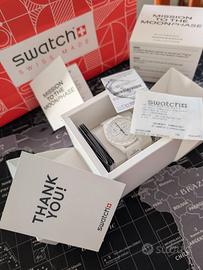 Swatch x Omega Moonswatch Mission Moonphase Snoopy