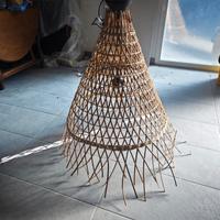 Lampada in rattan