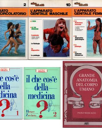 Libri di medicina (6pz) seminuovi