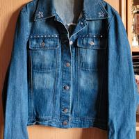 giubbotto donna jeans denim 100% tg. S