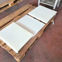 3 taglieri in teflon per alimenti usati