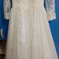 ABITO DA SPOSA STILE PRINCIPESSA, leggi descrizion