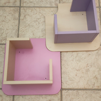 Cubotti in faggio colorati