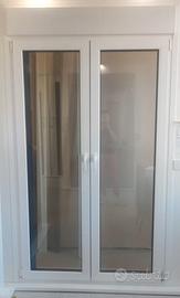Portafinestra PVC 130x210 con tapparella elettrica
