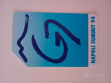 Carta telefonica G7 1994