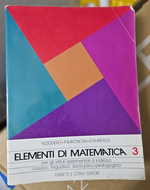 Libro di Matematica - Elementi di Matematica 3