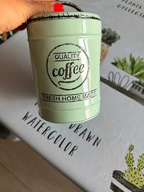 Barattolo di latta per caffè