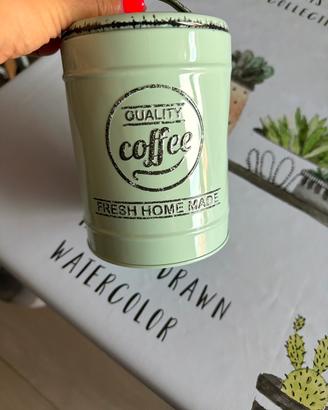 Barattolo di latta per caffè