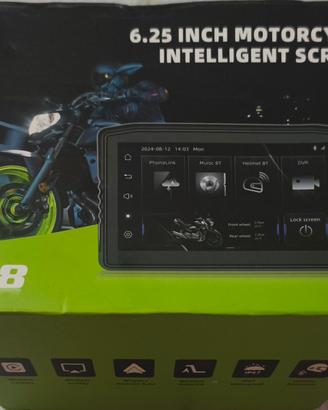 Navigatore moto NUOVO6.25 DVR con due videocamere 