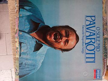 dischi vinile 33 giri Pavarotti e Carosone 