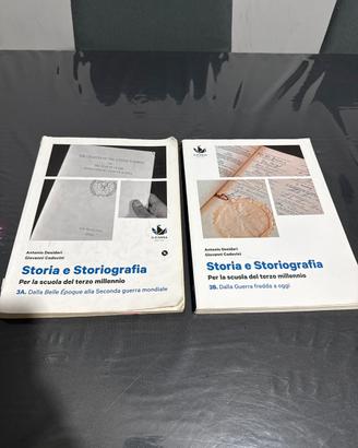 Storia e Storiografia volume 3A e 3B