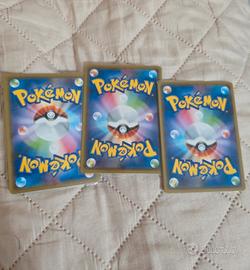 Lotto 9 Carte Pokemon Giapponesi Trevenant Holo Ee
