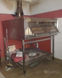 Forno professionale gas pizza