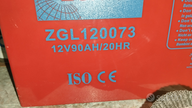 Batteria Zenith AGM 90a