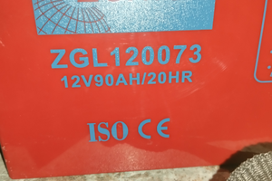 Batteria Zenith AGM 90a