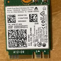 Scheda wifi 7265ngw 00JT464 lenovo T450