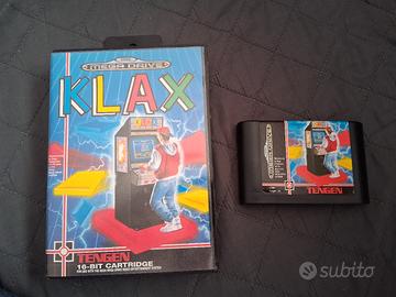 Klax per Sega Mega Drive 2 – cartuccia + custodia