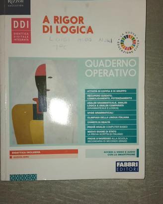 A rigor di logica quaderno operativo grammatica