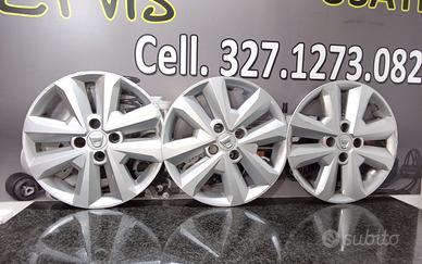 3X Copriruota 15" PER DACIA SANDEROIII LOGAN III 