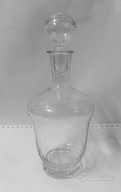 Caraffa decanter in vetro trasparente ,