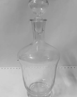 Caraffa decanter in vetro trasparente ,