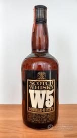 Scotch Whisky W5 Double-U-Five Vintage Anni '70