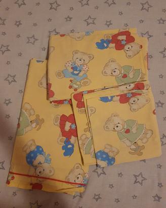 Set lenzuola copriletto e federa  bambino 