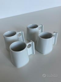 4 tazzine caffè design René Bertoux per Virebent